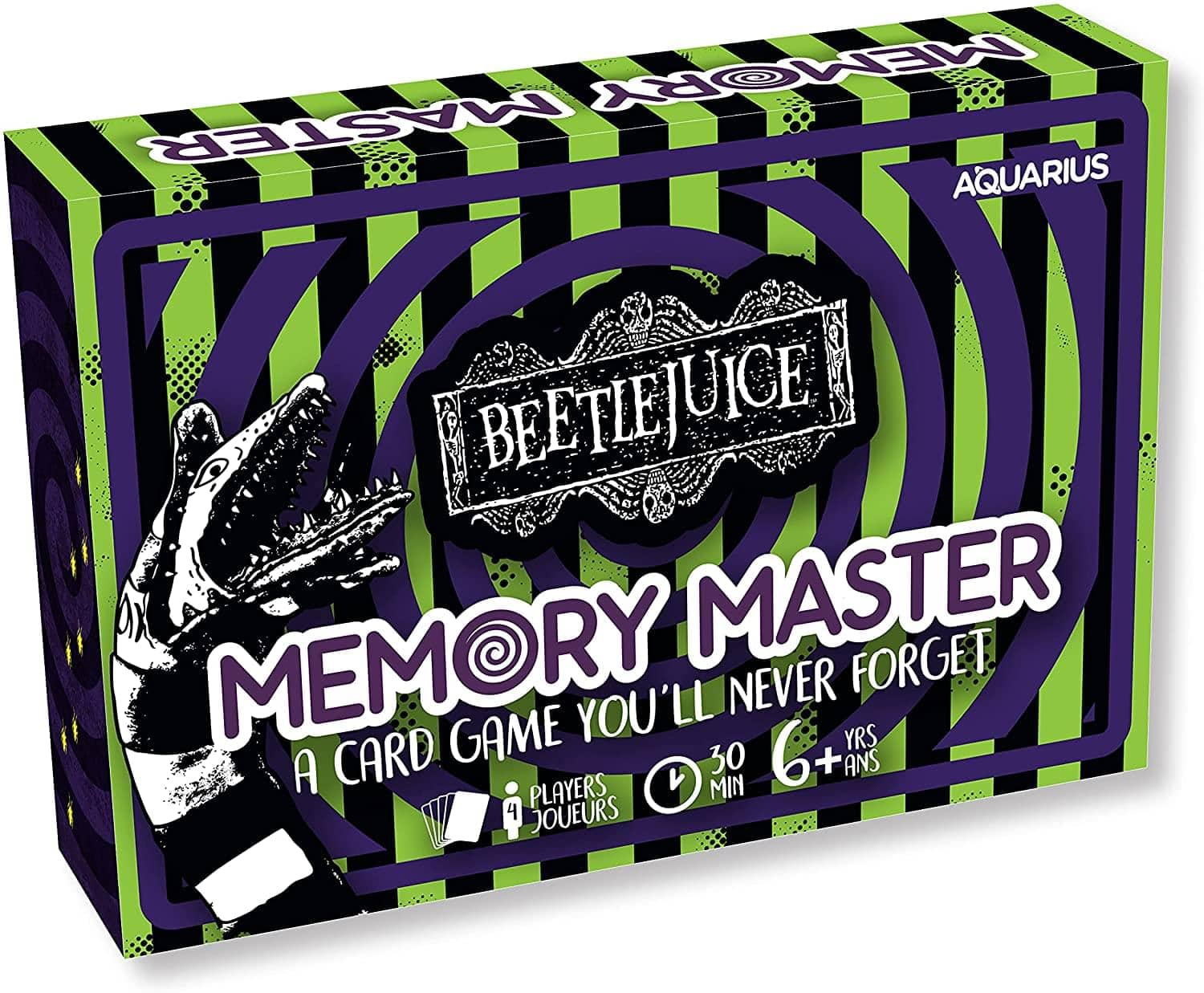 NMR Distribution - Beetlejuice Memory Master Game | 4 Players - Purple