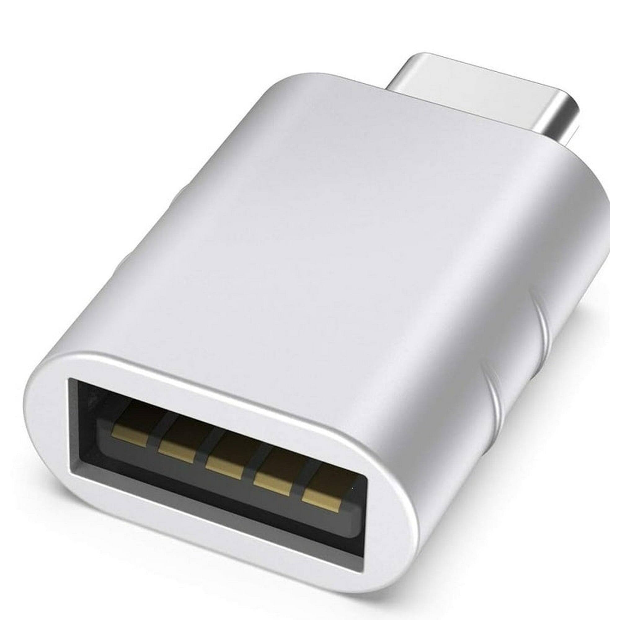 Alt View 3. Entronix - Entronix USB-C to USB-A Adapter - Seamlessly Connect USB Accessories to Your Devices - Silver.