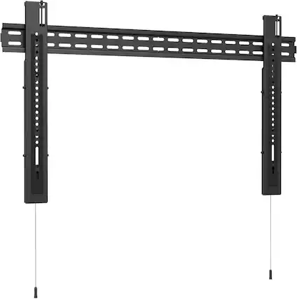Front. Kanto - Kanto PF405 Solid Steel Ultra Thin Fixed TV Mount - Black.