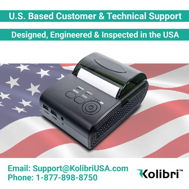 U.S. Based Customer & Technical Support  
Designed, Engineered & Inspected in the USA  

Email: Support@KolibriUSA.com  
Phone: 1-877-898-8750  

Kolibri™