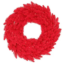 Vickerman - 24" Fir Wreath 210 Tips - Red
