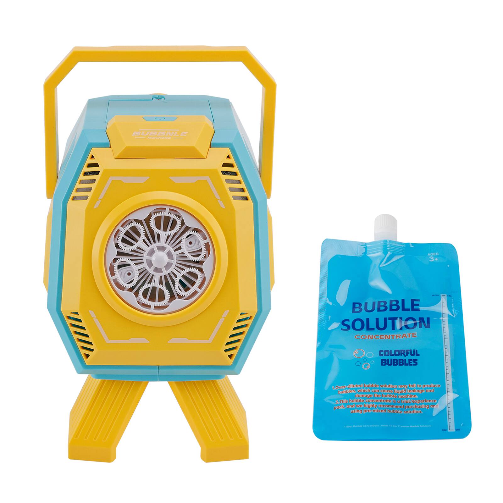 BUBBNL - AOES 3+ 1 BUBBLE SOLUTION CONCENTRATE COLORFUL BUBBLES

1. Over-diluted bubble solution may fail to produce bubbles, which can cause liquid leakage and damage the bubble machine.
2. This bubble concentrate is not pocket-friendly, and we highly recommend purchasing and using pre-mixed bubble solution.
