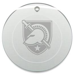 Jardine - Army Black Knights 3'' Glass Round Ornament - Multicolor