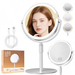 Comfort Essence - Mirror Vanity Makeup Light Magnifying Lights Color Sided High Quality Modern Design Elegant Stylish - Default