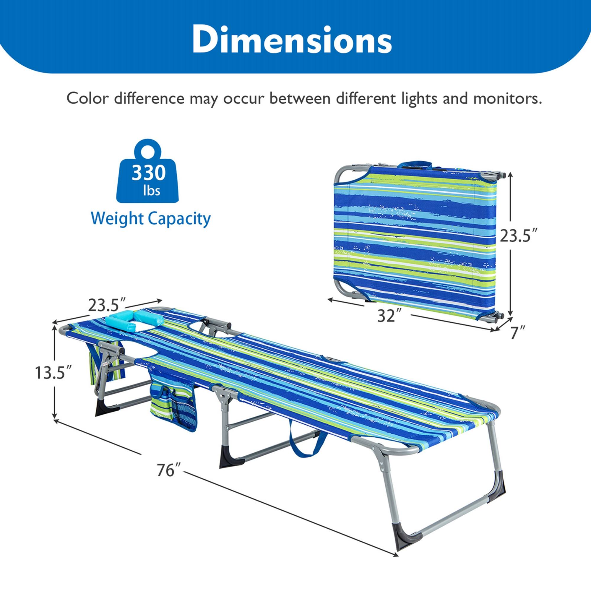 Dimensions

Color difference may occur between different lights and monitors.

330 lbs Weight Capacity

23.5"

23.5"

32"

7"

13.5"

76"