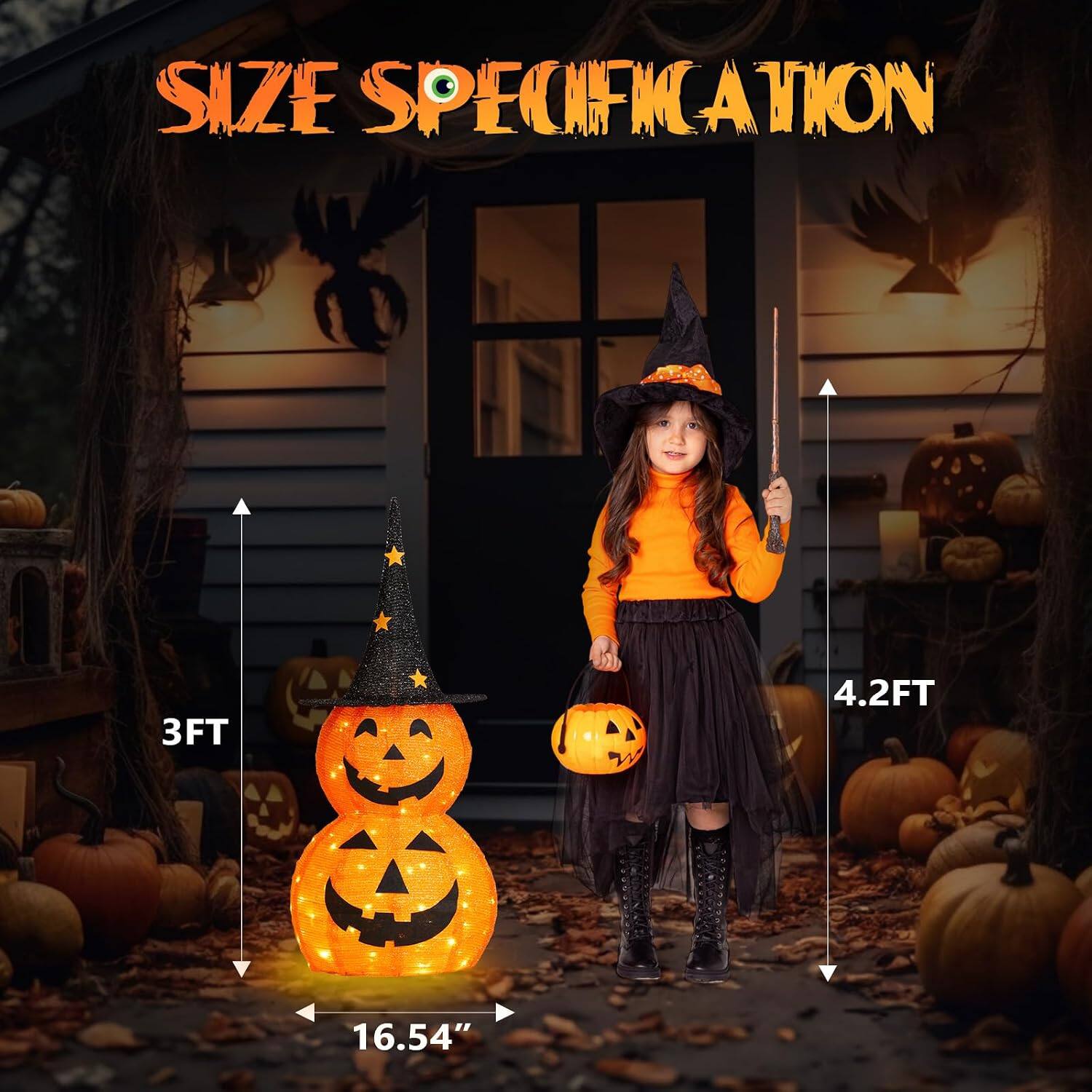 SIZE SPECIFICATION  
3FT  
4.2FT  
16.54"