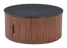 Hivvago - Nejaus Coffee Table - Black & Walnut
