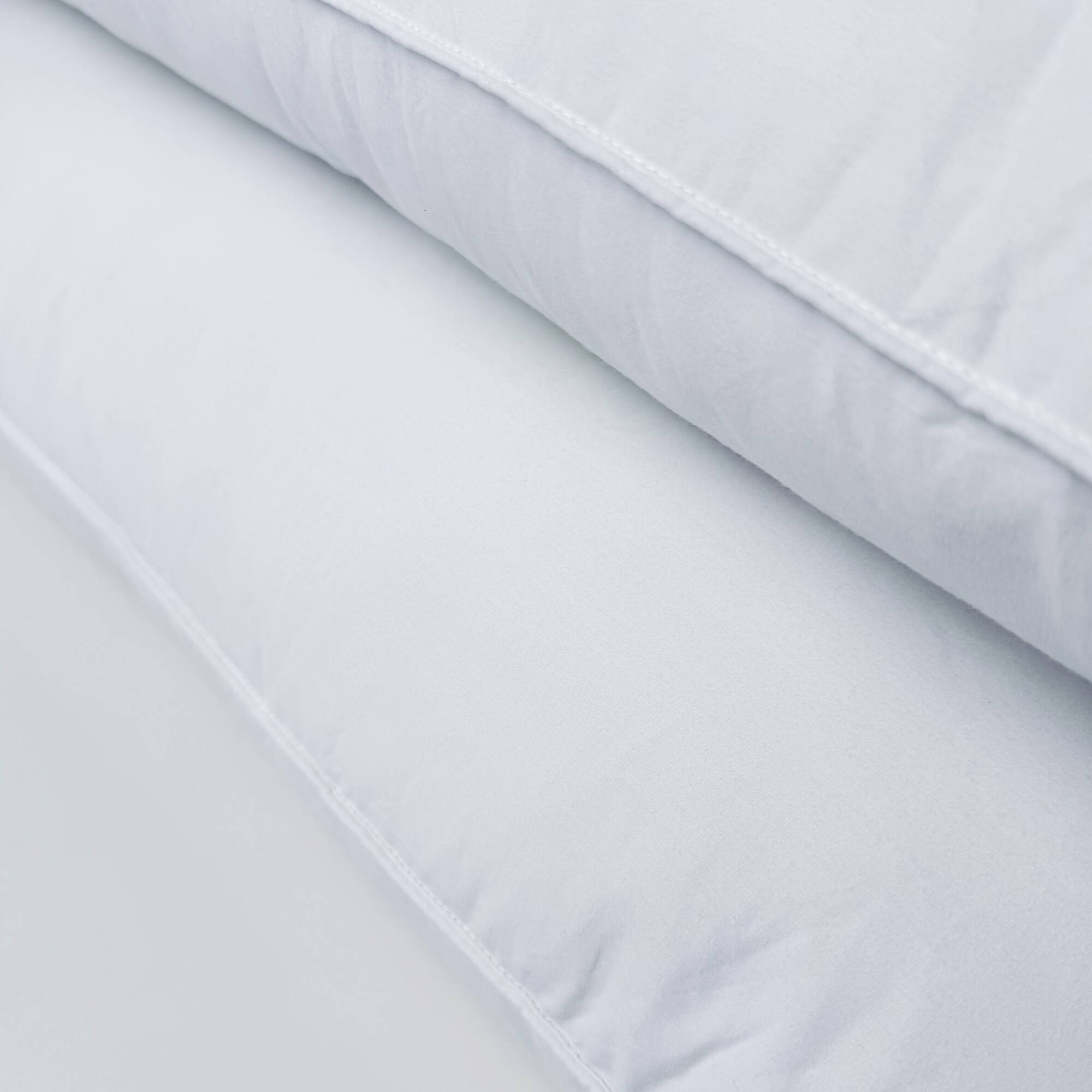 Alt View 2. Peace Nest - Peace Nest Set of 2 Premium Goose Feather Down Bed Pillows with 233TC Cotton Cover, Medium, Standard - Medium.