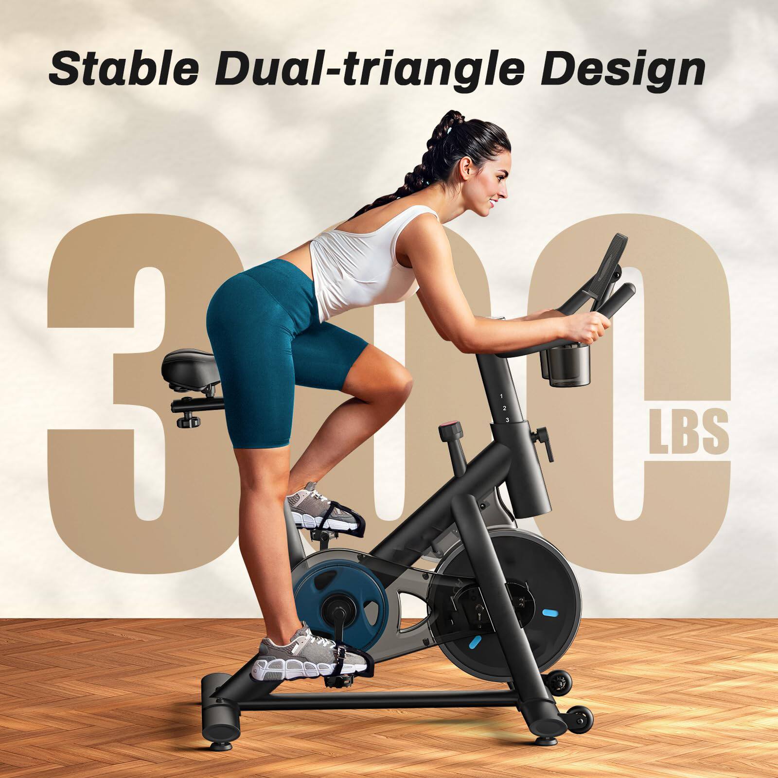 Stable Dual-triangle Design  
300 LBS
