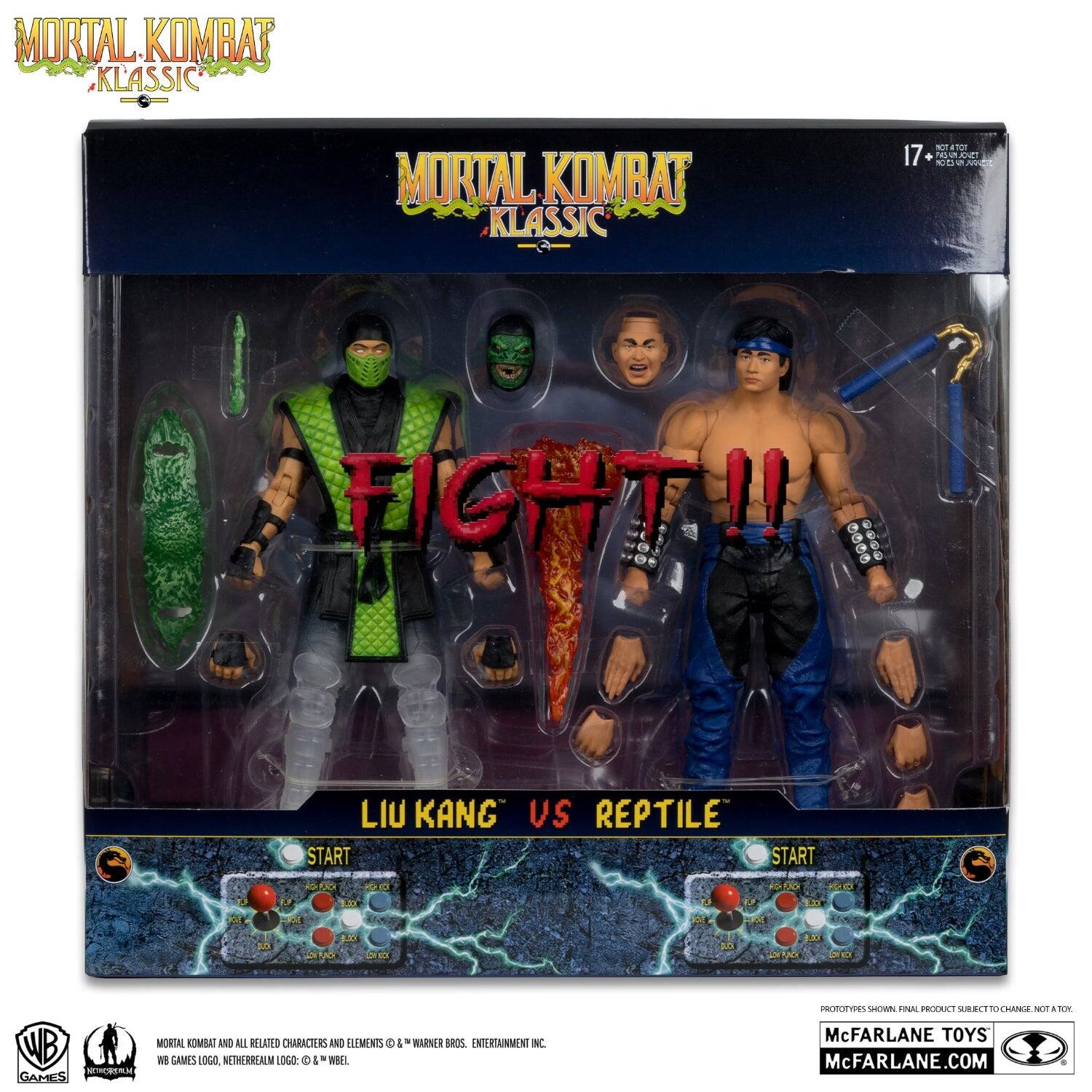 McFarlane Toys: Mortal Kombat Klassic - Liu Kang vs Reptile Figures 7" Figure