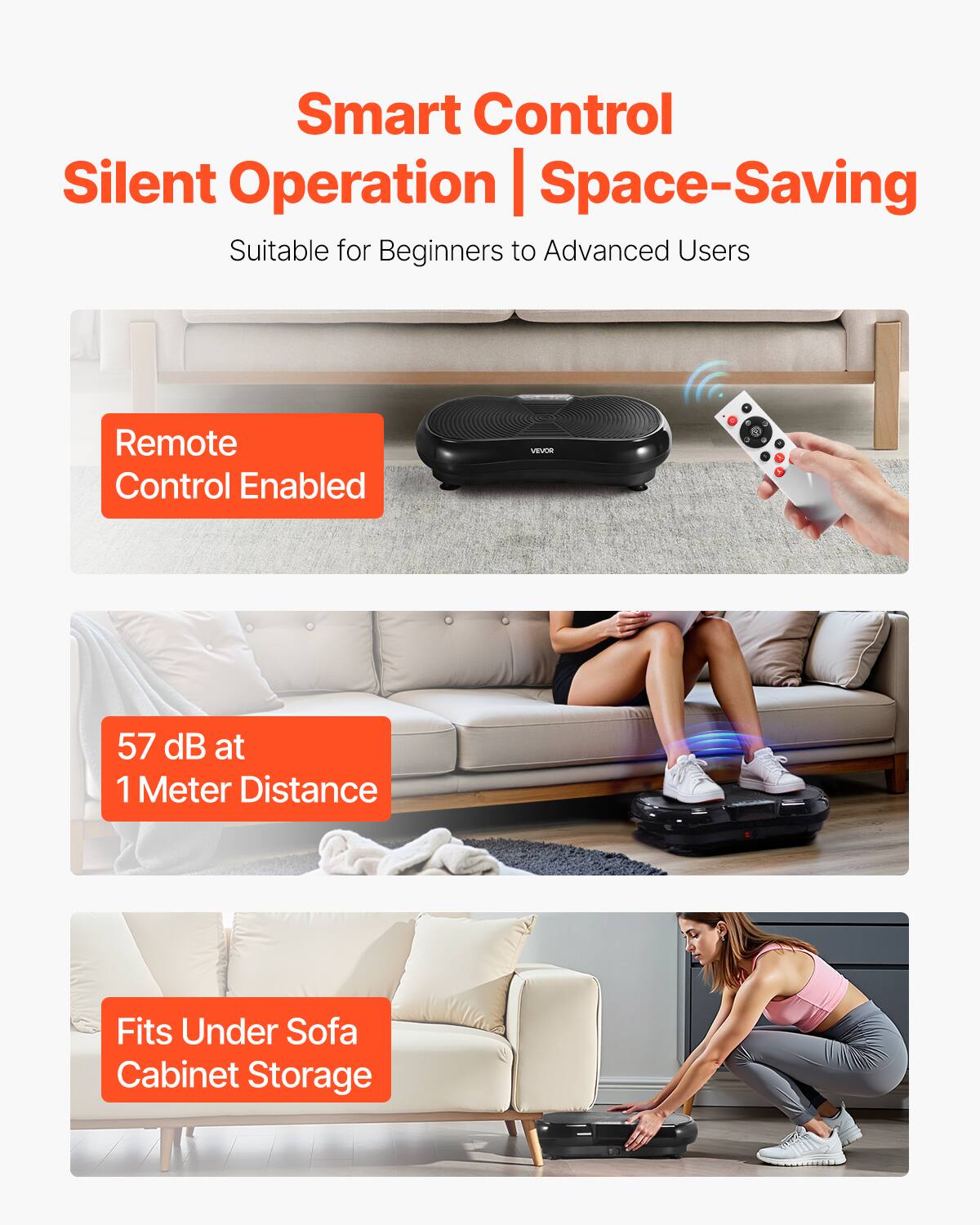 Smart Control  
Silent Operation | Space-Saving  
Suitable for Beginners to Advanced Users  

Remote Control Enabled  

57 dB at 1 Meter Distance  

Fits Under Sofa Cabinet Storage