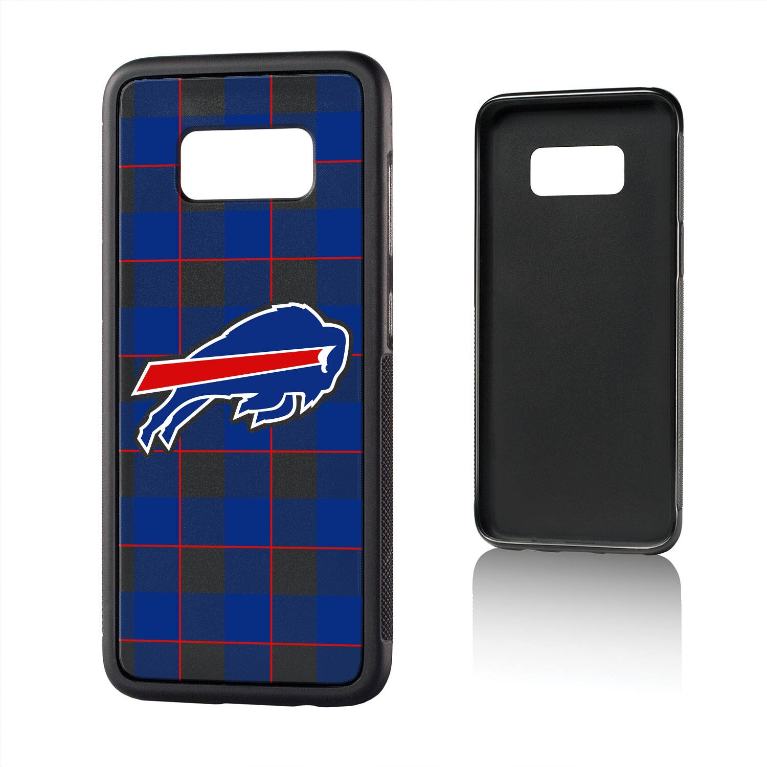 Alt View 3. Keyscaper - Buffalo Bills Galaxy Plaid Design Bump Case - S20 Plus - Multicolor.