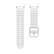 Left. Stock Preferred - Sport Silicone Watch Band for Samsung Galaxy Watch 7/6/5/4 FE for 40mm & 44mm - White - White.