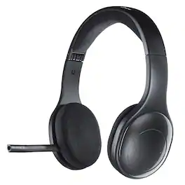 Logitech - H800 RF Wireless On-Ear Headset - Black