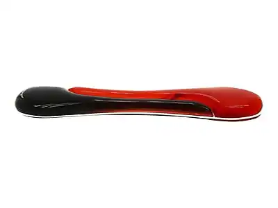 Front. Kensington - Duo Gel Wrist Rest, Black/Red - Black.