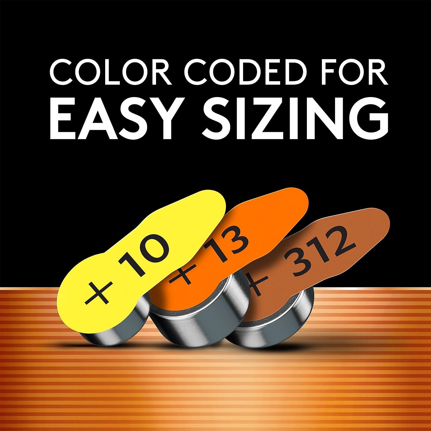 COLOR CODED FOR EASY SIZING

+10 +13 +312