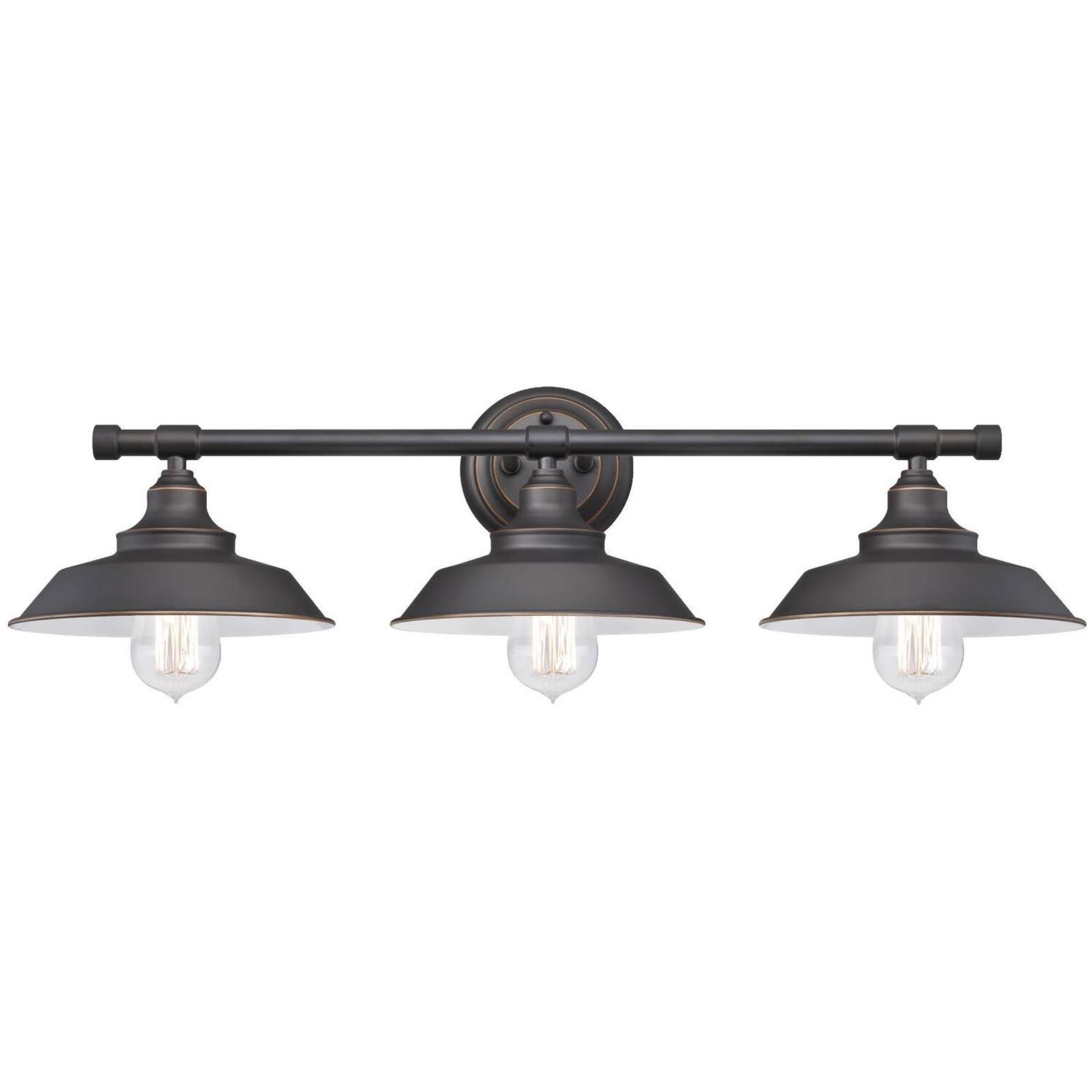 Front. Westinghouse - Westinghouse 3-Light Oil Rubbed Bronze Wall Sconce.