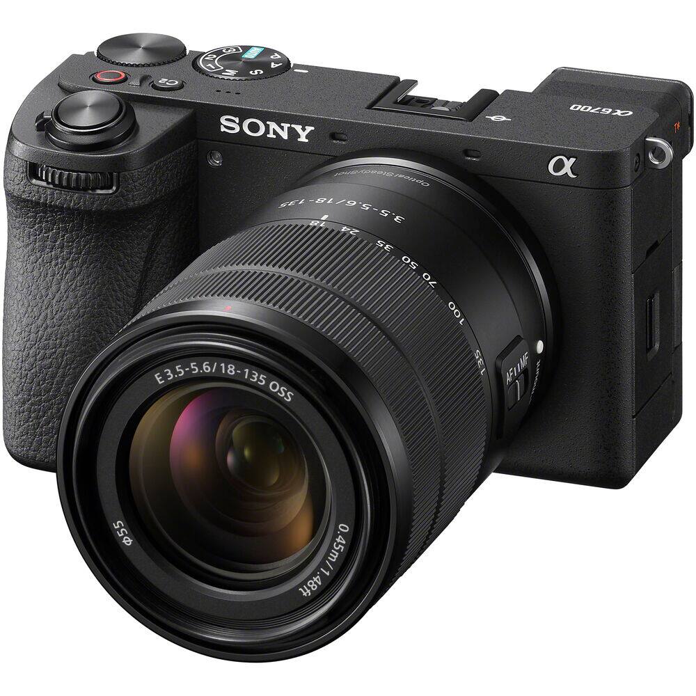 Sony Alpha a6700 Camera with 18 135mm Lens Bundle + 64GB Card +