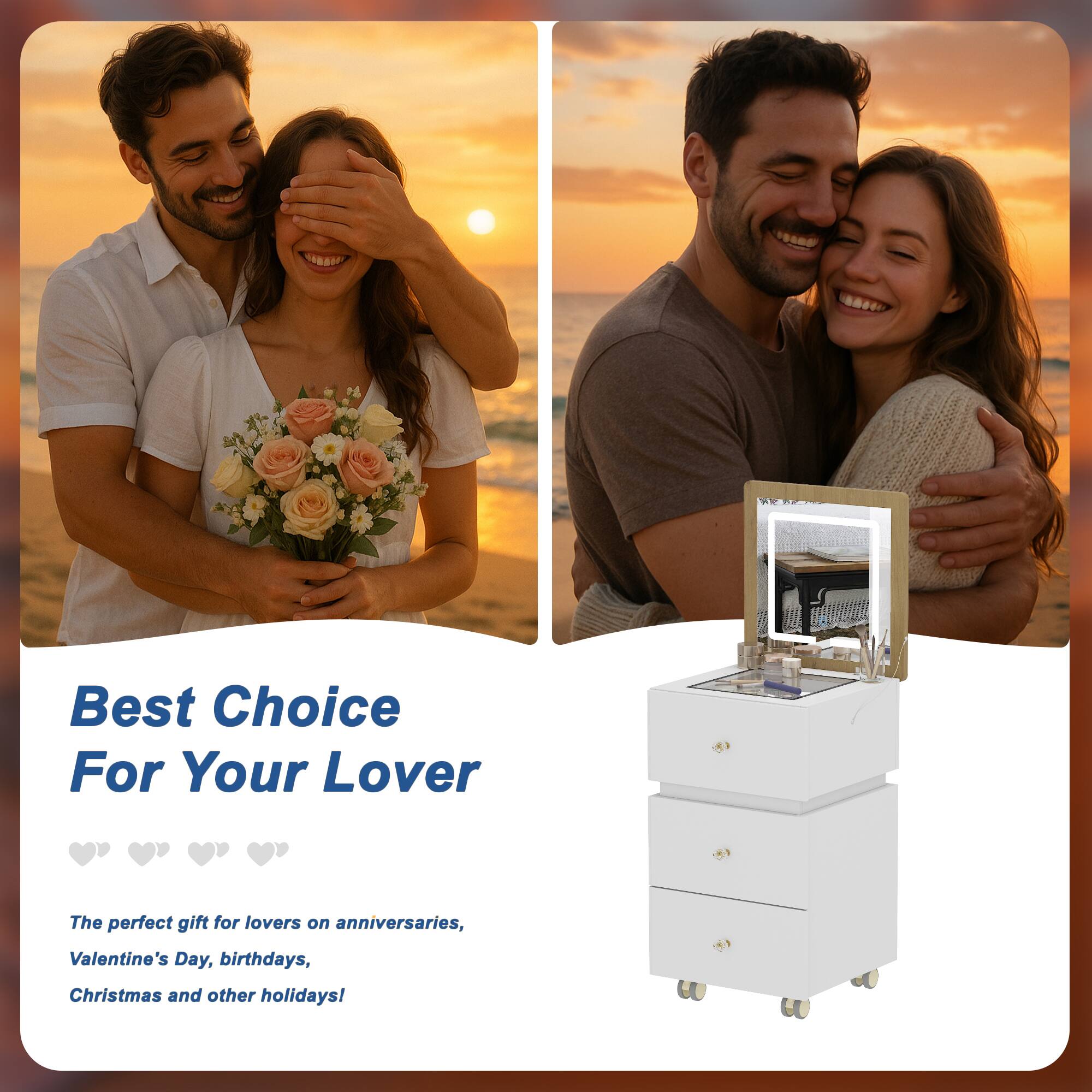 Best Choice For Your Lover

The perfect gift for lovers on anniversaries, Valentine's Day, birthdays, Christmas and other holidays!
