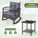 Product Dimensions:
- Rocking Chair: 18.5" x 25.5" x 31"
- Seat: 22" x 22" x 2.5"
- Armrest: 5.5"
- Base: 14.5" x 29"
Weight Capacity:
- Rocking Chair: 400 lbs
- Tabletop: 165 lbs
- Shelf: 66 lbs
Tabletop:
- Dimensions: 18" x 18" x 15.5"
- Shelf: 14" x 19.5"