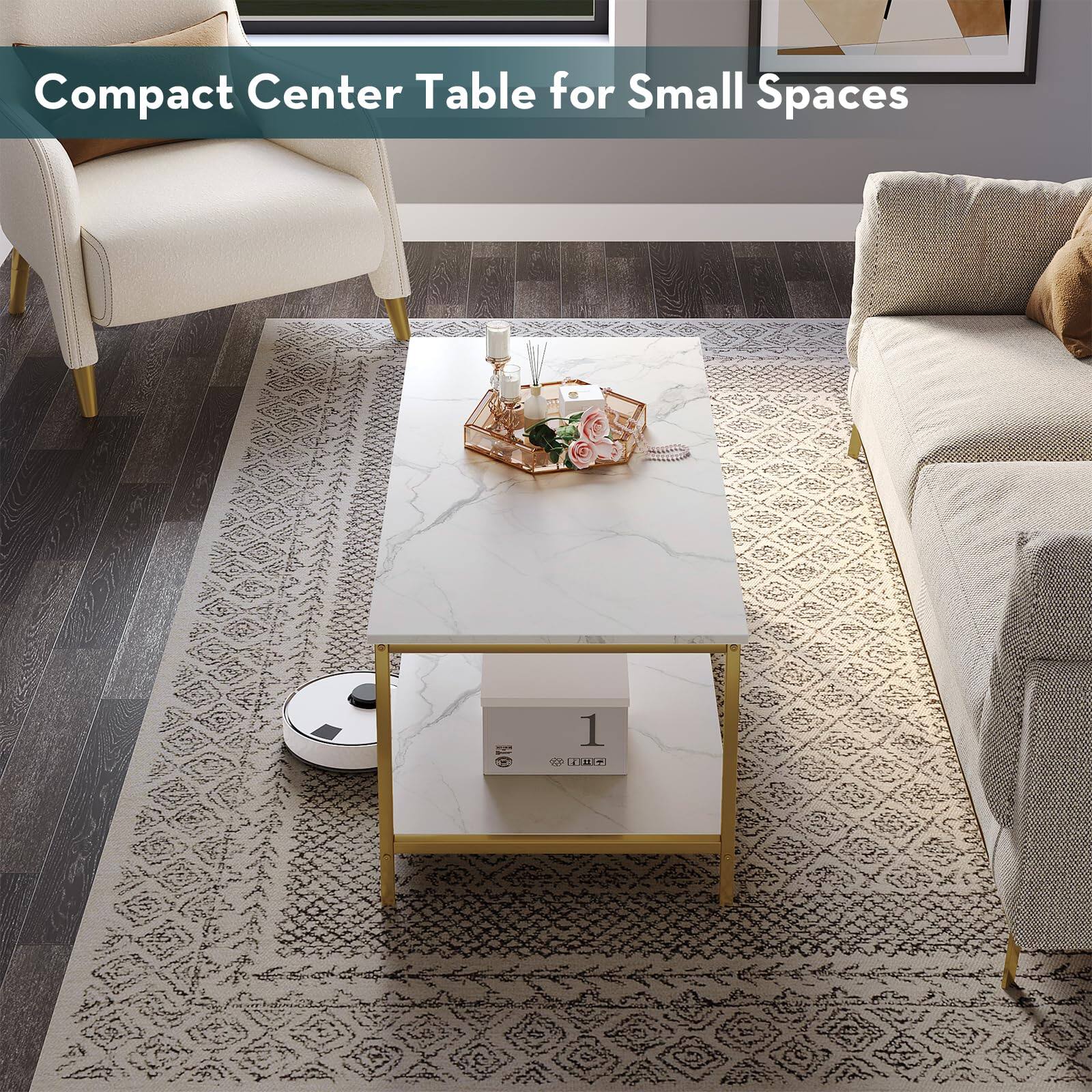 Compact Center Table for Small Spaces