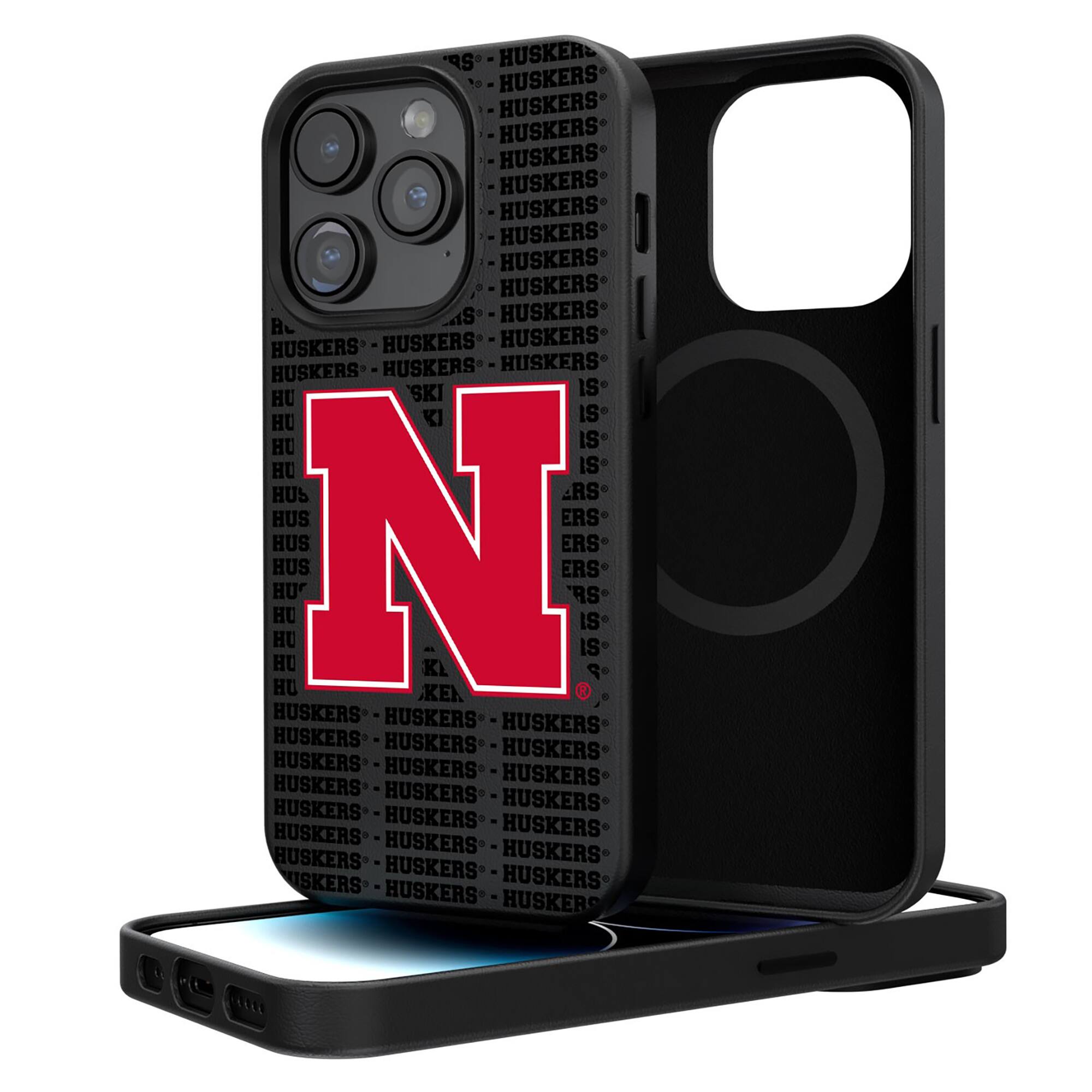 Keyscaper - NCAA - Nebraska Huskers Secondary Logo iPhone Magnetic Bump Case - 16 Pro - Black price history on PriceWatchPro