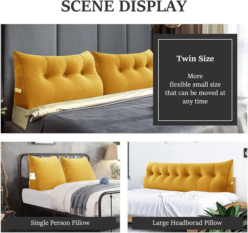 SCENE DISPLAY

Twin Size: More flexible small size that can be moved at any time

Single Person Pillow

Large Headboard Pillow