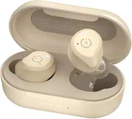 TOZO - Hybrid 3-Layer ANC Stereo Earbuds - 40H, ENC Mic Clear Calls, IPX6 Waterproof, APP-32EQ, Wireless Charge, Touch Control - Khaki