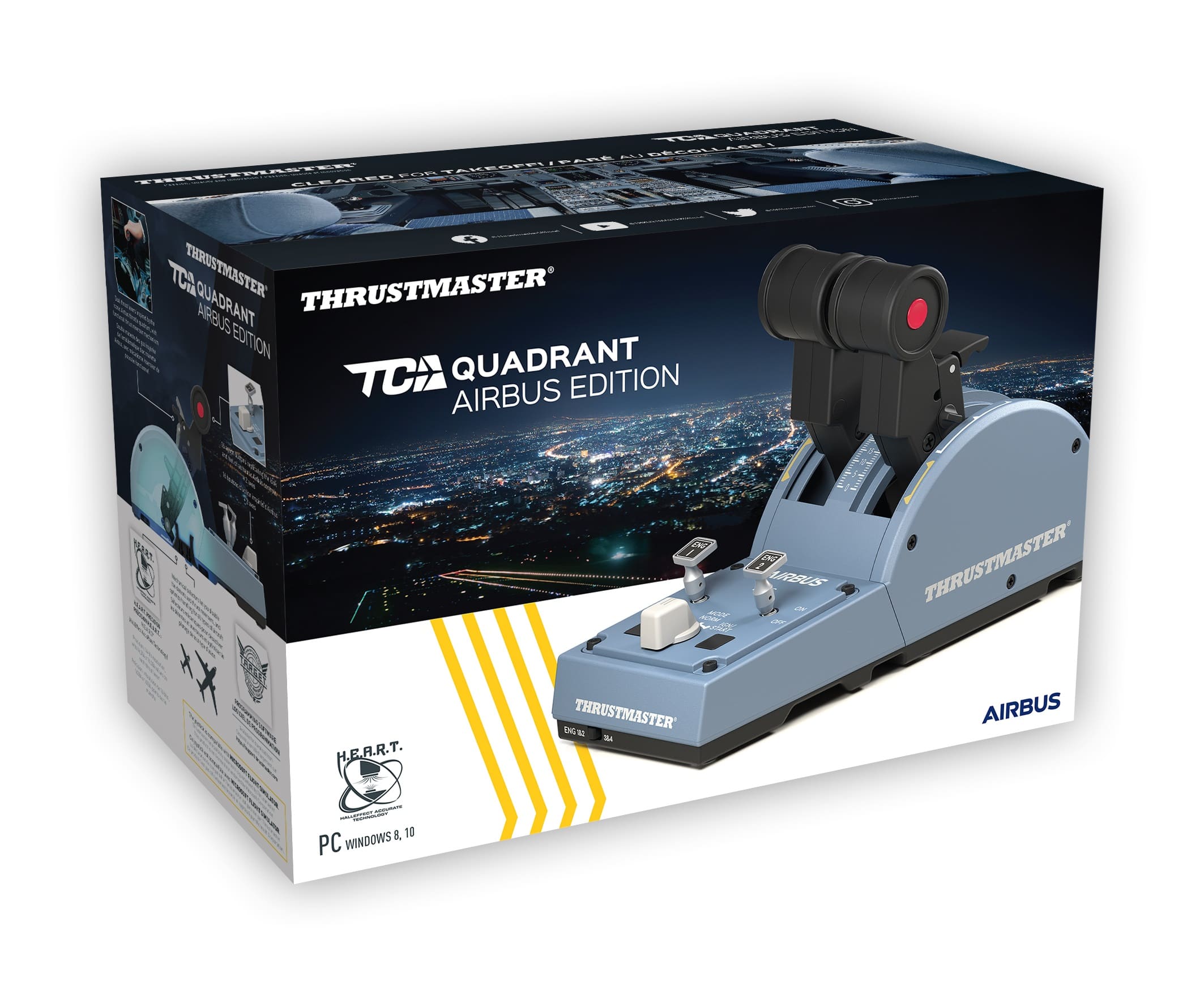 Best Buy: Thrustmaster TCA Quadrant Airbus Edition for PC Black