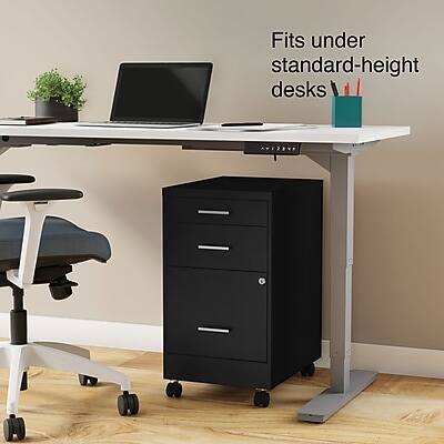 Fits under standard-height desks