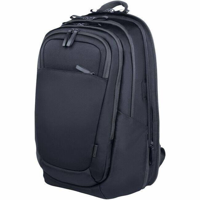 Front. HP - HP Travel Plus Carrying Case (Backpack) for 17" Notebook - Graphite Blue - Water Resistant, Bump Resistant, RFID - Graphite Blue.