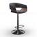 Angle. Simpli Home - Lowell Adjustable Swivel Bar Stool - Charcoal Grey.