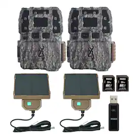 Browning Trail Cameras - Browning Strike Force Pro 26MP Trail Camera (2 Pack) Bundle with Accessories