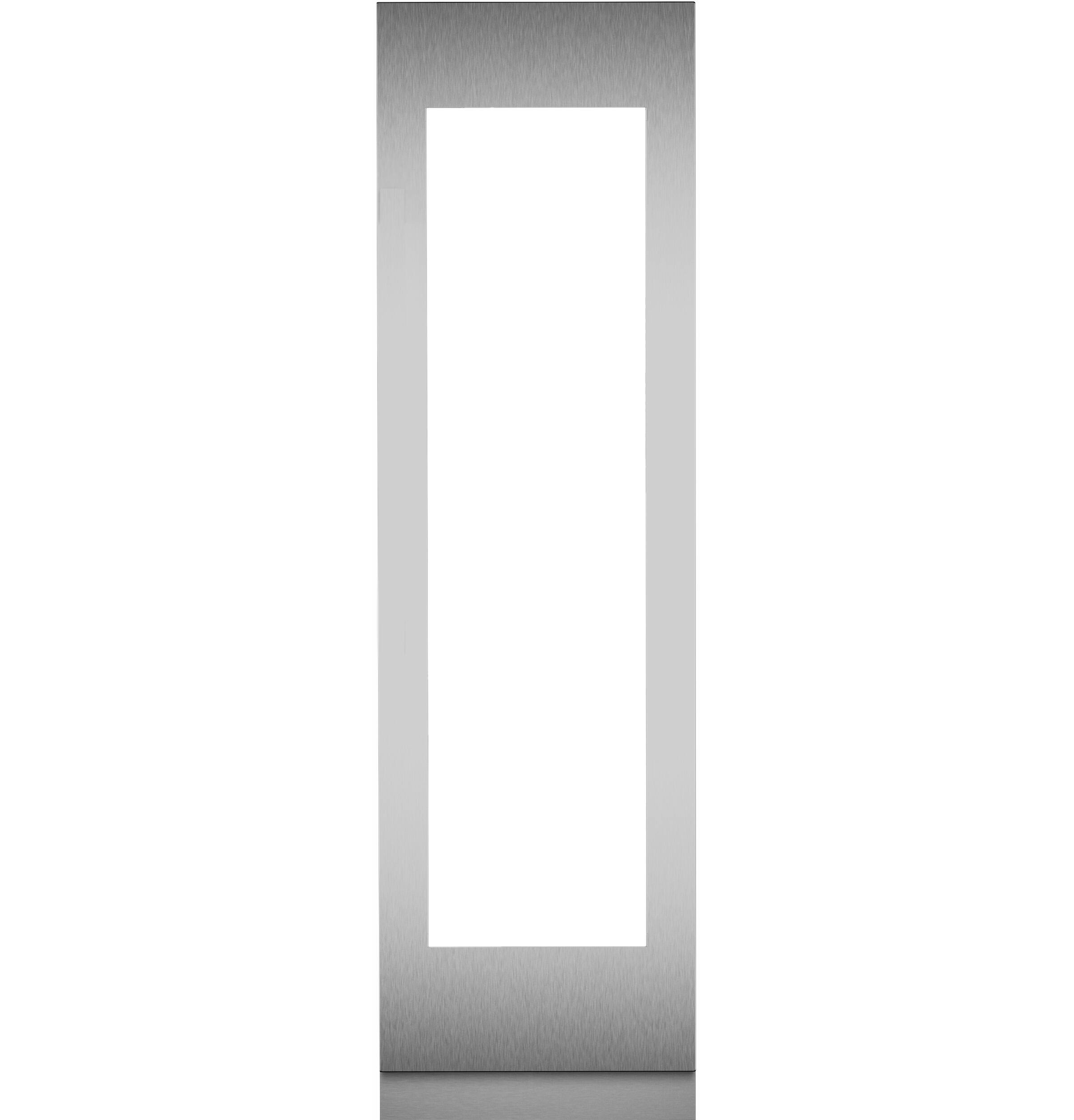 Front. Monogram - 24" Wine Column Door Panel - Right - Stainless Steel.