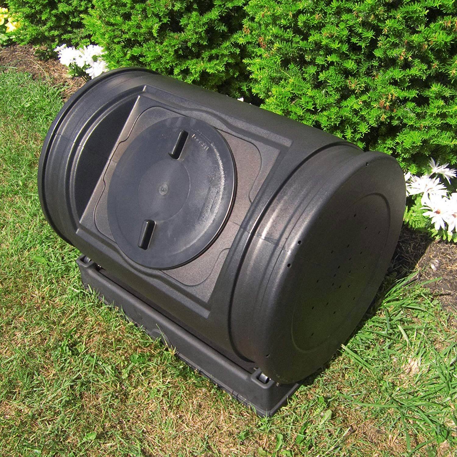 Alt View 5. Good Ideas - Good Ideas Compost Wizard Jr Outdoor Garden Compost Bin Container, Black.