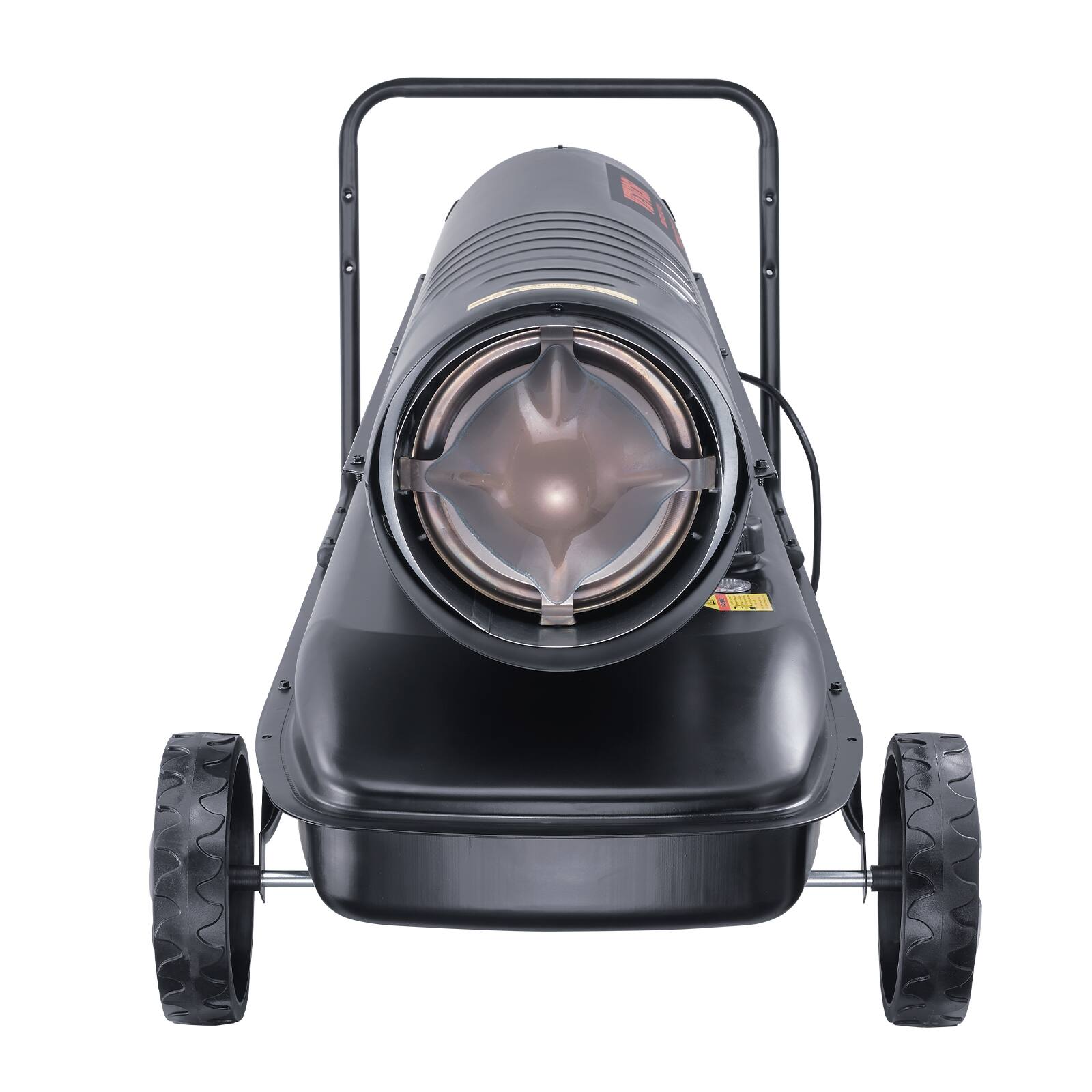 Alt View 5. VEVOR - Kerosene Forced Air Heater, 215000 BTU Portable Torpedo Diesel Space Heater with Thermostat, 13.2 Gallon Tank - Black.