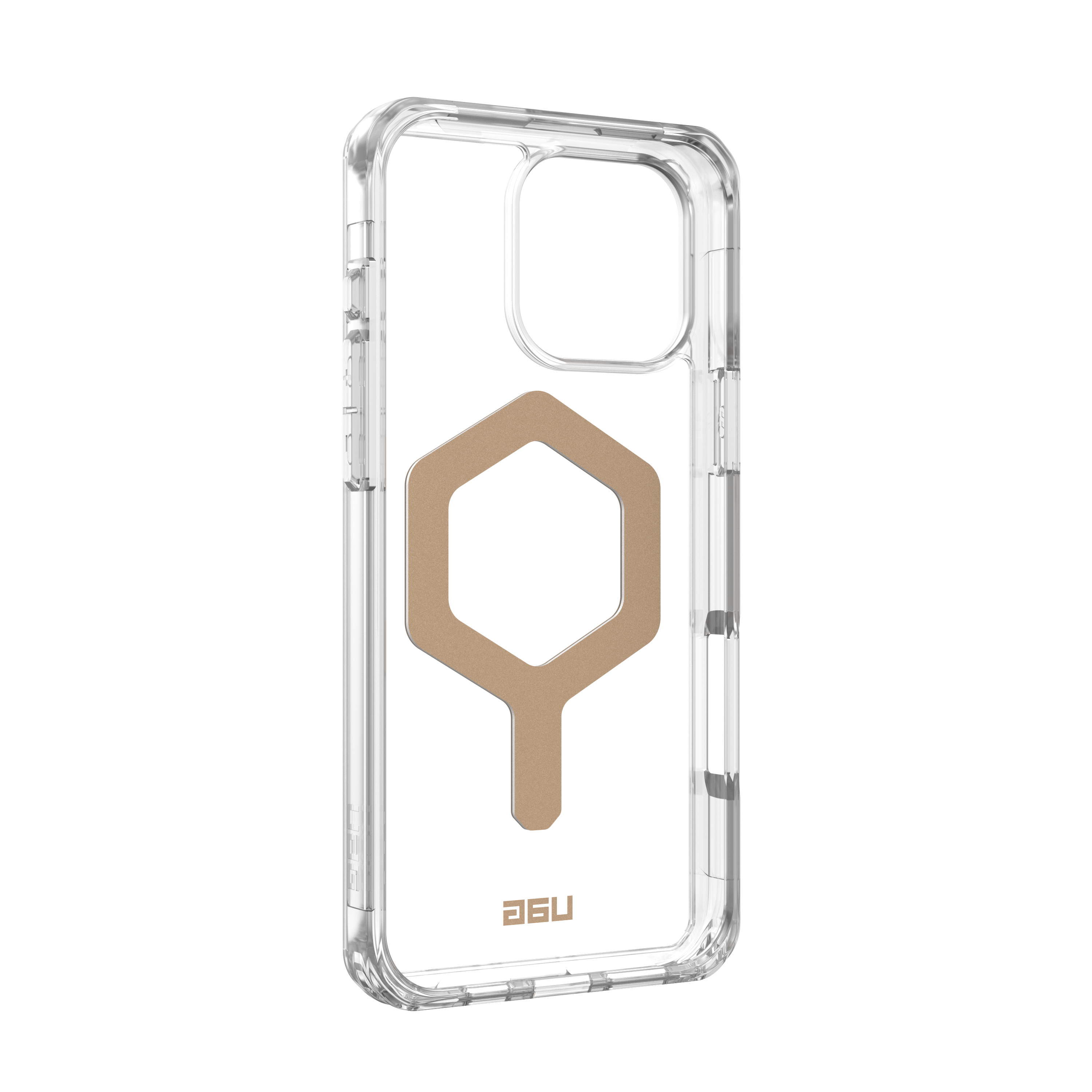 Alt View 11. UAG - Plyo Series Case with Magsafe for Apple iPhone 16 Pro Max - Ice/Gold.