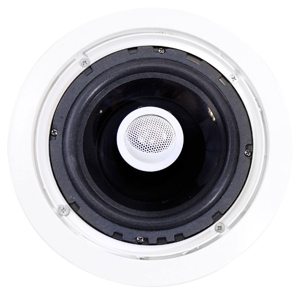 Alt View 10. Pyle - Pyle PDIC60 6.5 Inch 250 Watt 2 Way In Ceiling Round Home Speakers System, White - White.