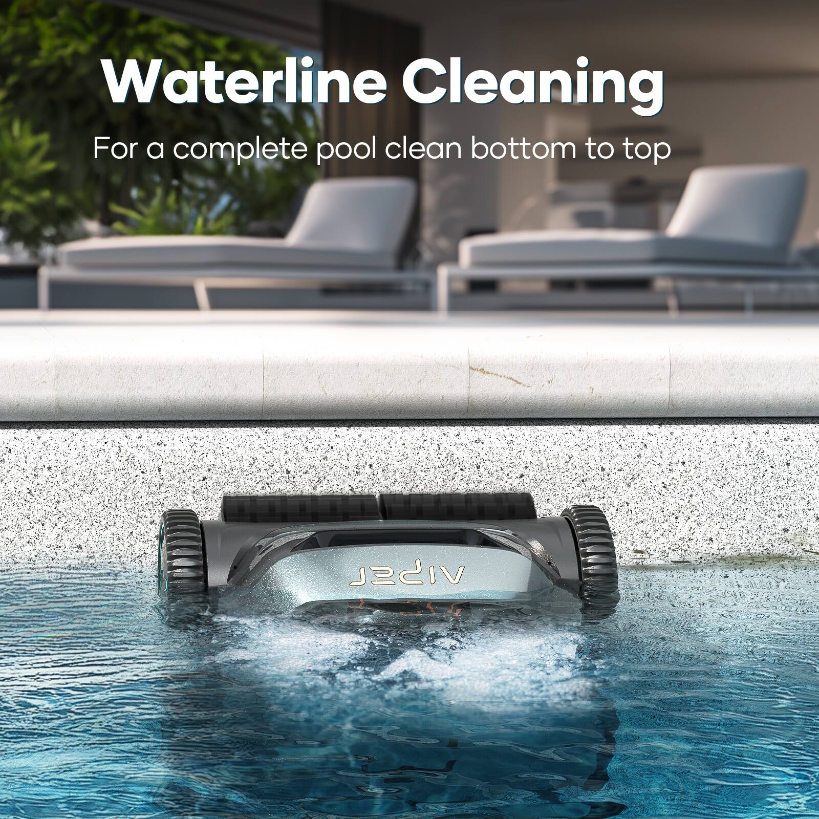 Waterline Cleaning
For a complete pool clean bottom to top
VIS2IV
