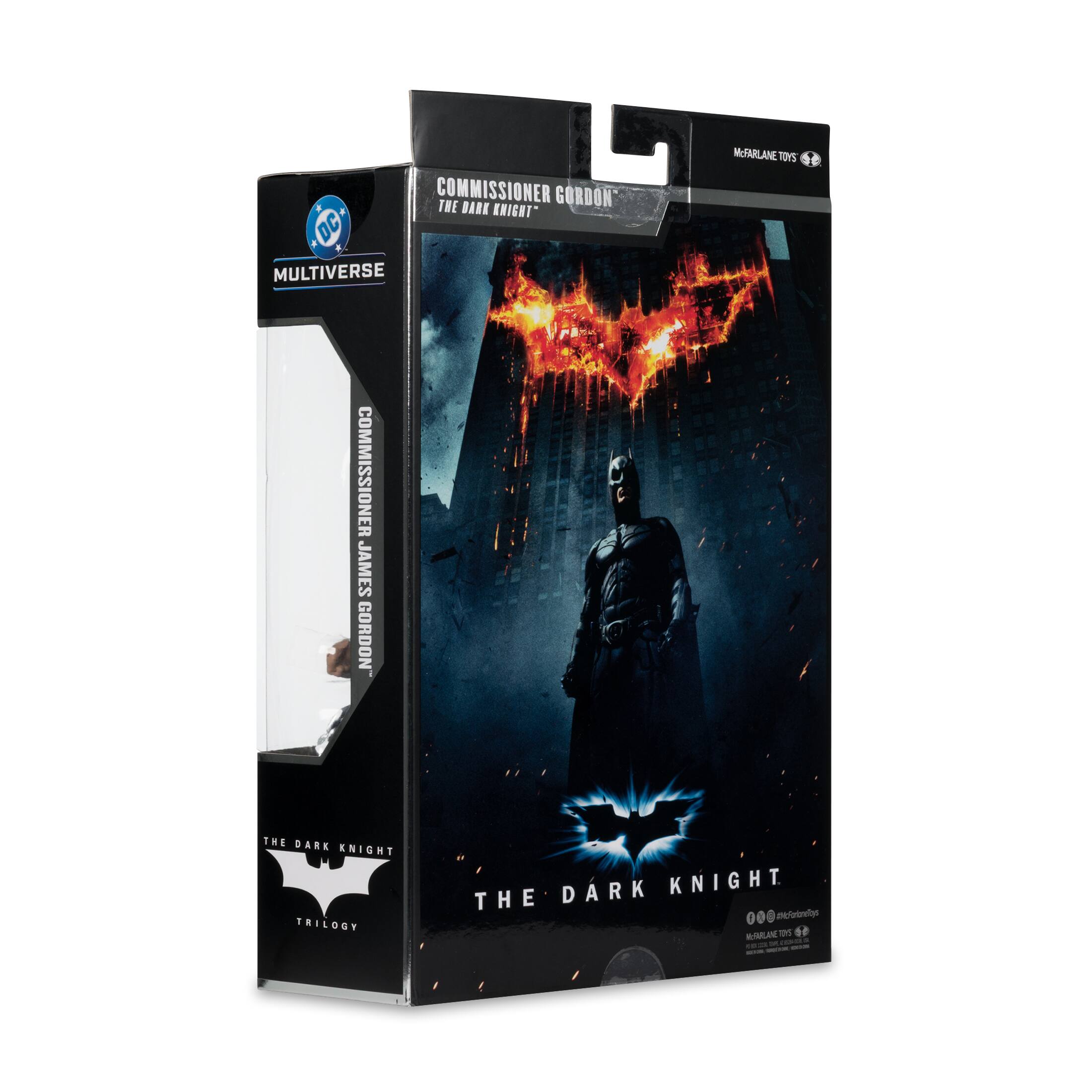 F COMMISSIONER GORDON THE DARK KNIGHT" MTARLANE 125 4 MULTIVERSE COMMISSIONER JAMES GORDON" THE DARK KNIGHT TRILOGY DARK KNIGHT THE