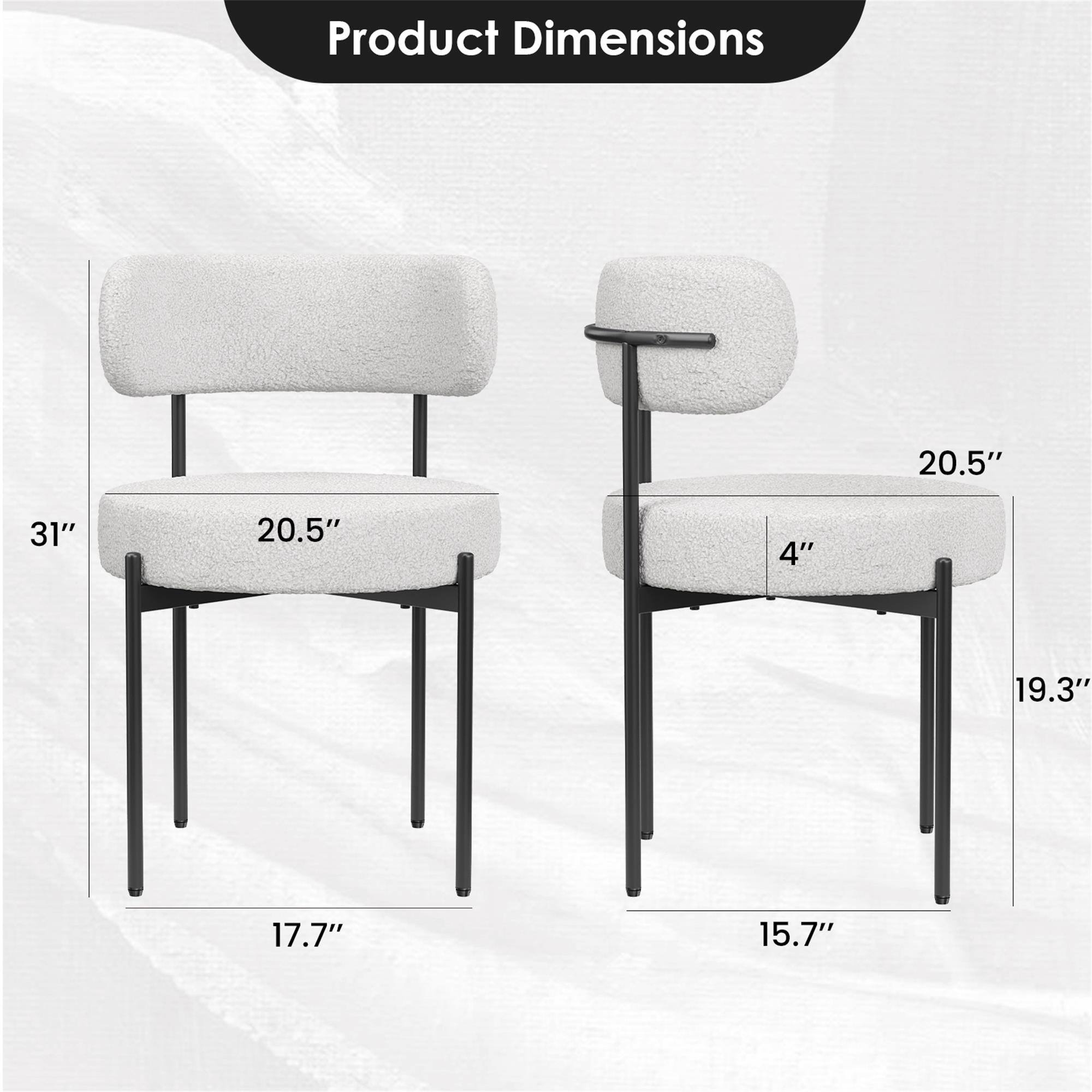 Product Dimensions
20.5"
31"
20.5"
4"
19.3"
17.7"
15.7"