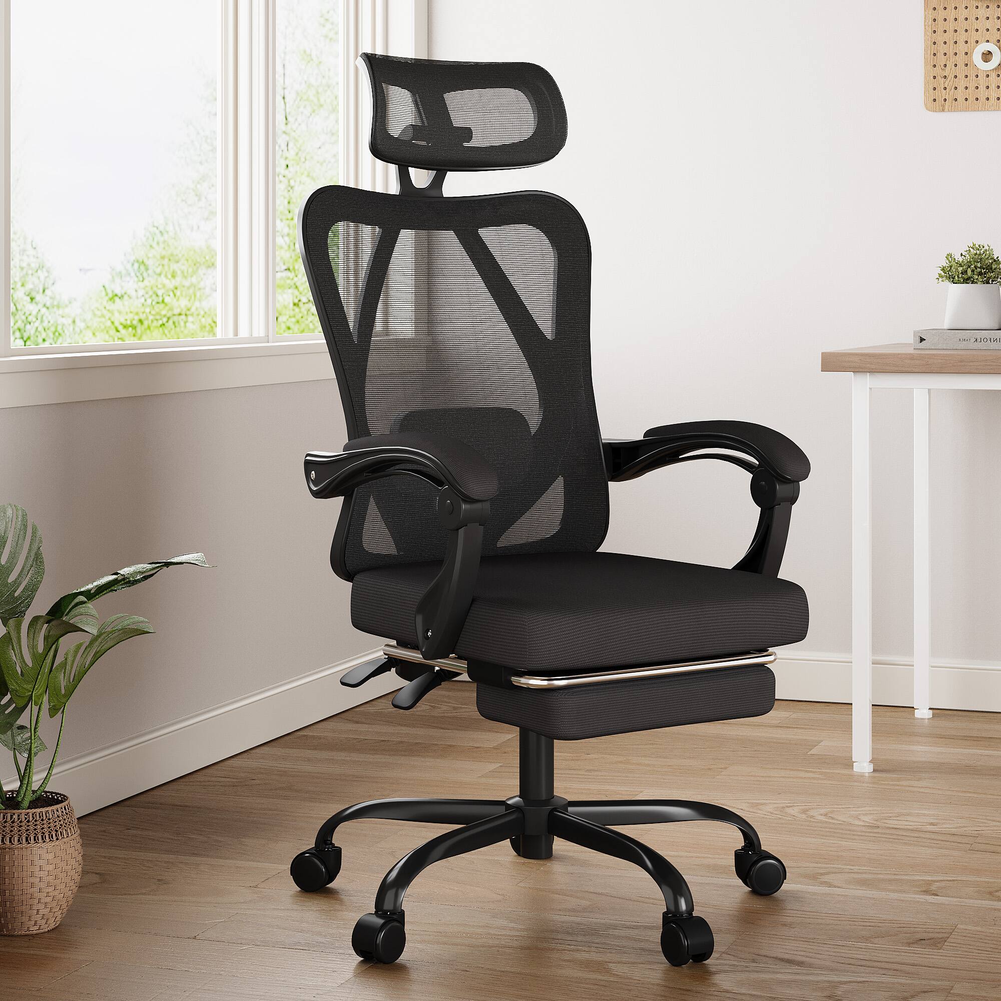 PexFix - Ergonomic Office Chair with 135° Recline, Adjustable Headrest ...