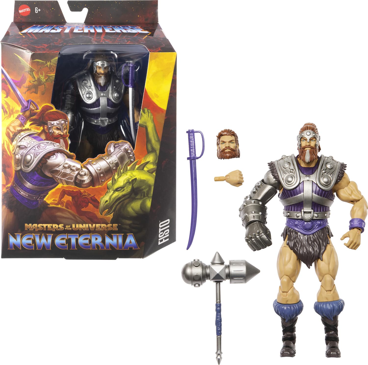 Collectible - Masters of the Universe Masterverse New Eternia Fisto (He-Man, MOTU) - COLLECTABLES - Mattel