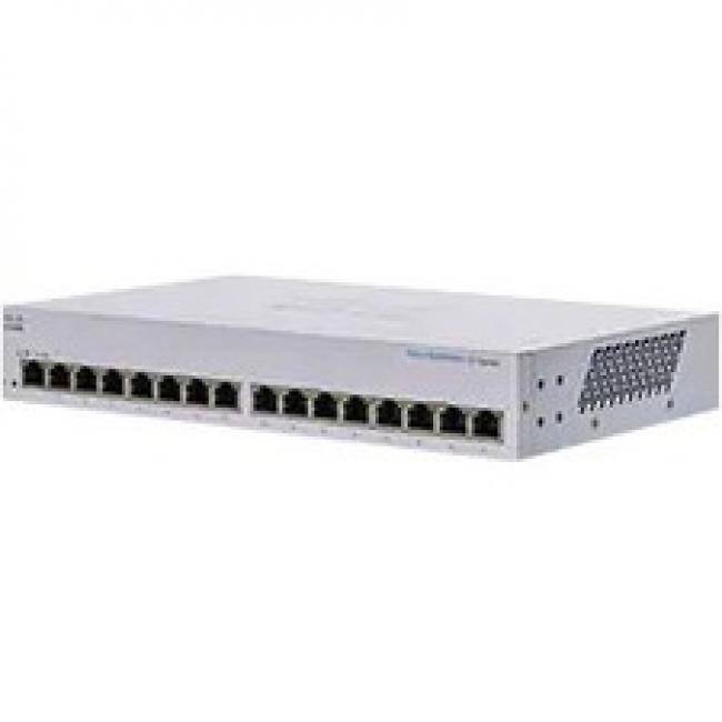 Front. Cisco Consumer Products - Cisco 110 CBS110-16T-NA Ethernet Switch - 16 Ports - 2 Layer Supported - 11.53 W Power Consumption - Twisted Pair - Unknown.