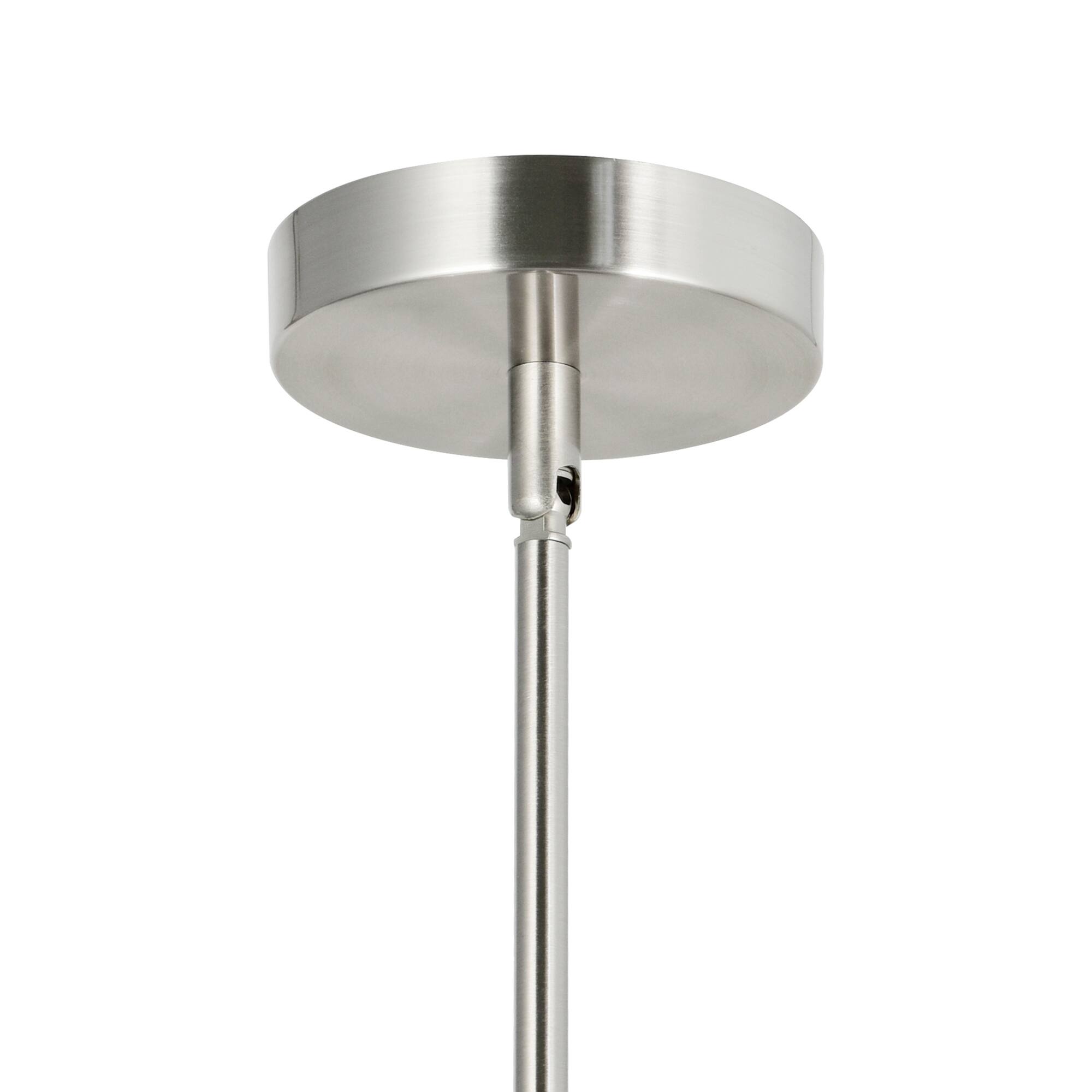 Alt View 2. CWI Lighting - Mikayla 3 Light Drum Shade Chandelier With Satin Nickel Finish - Satin Nickel.