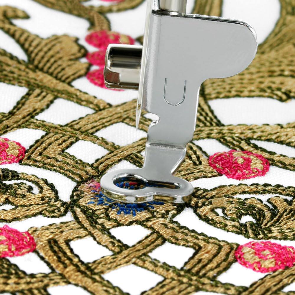 Alt View 2. Brother - Brother NQ1700E Embroidery Machine Includes Lettering Software + 4" x 4" Hoop + 24 Spools of Thread + Embroidery Video - White.