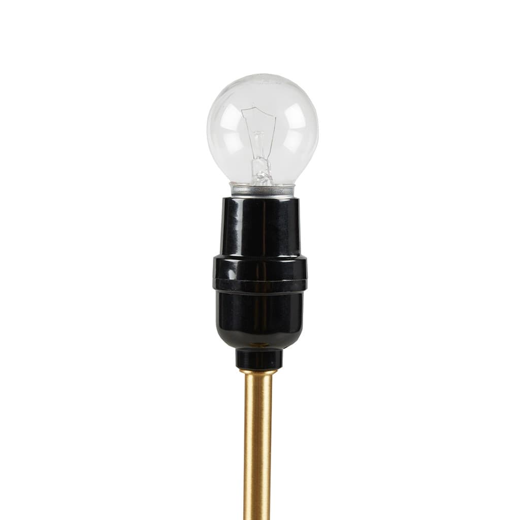 Alt View 1. Luckbyte - Gold Tap-Control Dimmable Accent Table Lamp with Power Outlet.