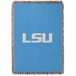 Chad & Jake - LSU Tigers Woven Blanket - Blue