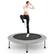 Front. Gymax - Gymax Mini Folding 36'' Trampoline Portable Recreational Fitness Rebounder Silver - Silver.