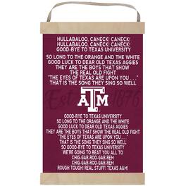 Jardine - Texas A&M Aggies Fight Song Banner Sign - Maroon